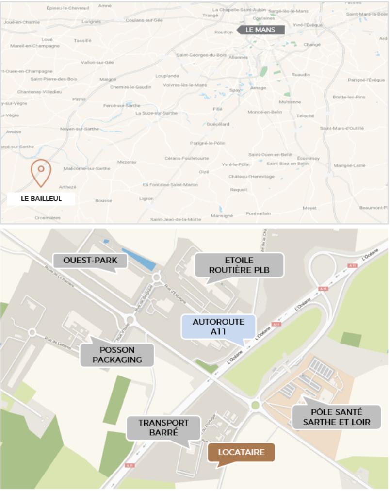 Situation Geographique Actif La Poste Le Bailleul