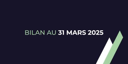 Bilan au 31 mars 2025