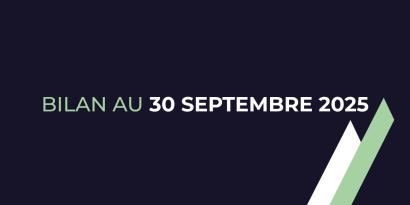 Bilan au 30 septembre 2025